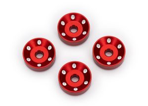Traxxas 10257-RED Wheel Washers Aluminum, Red