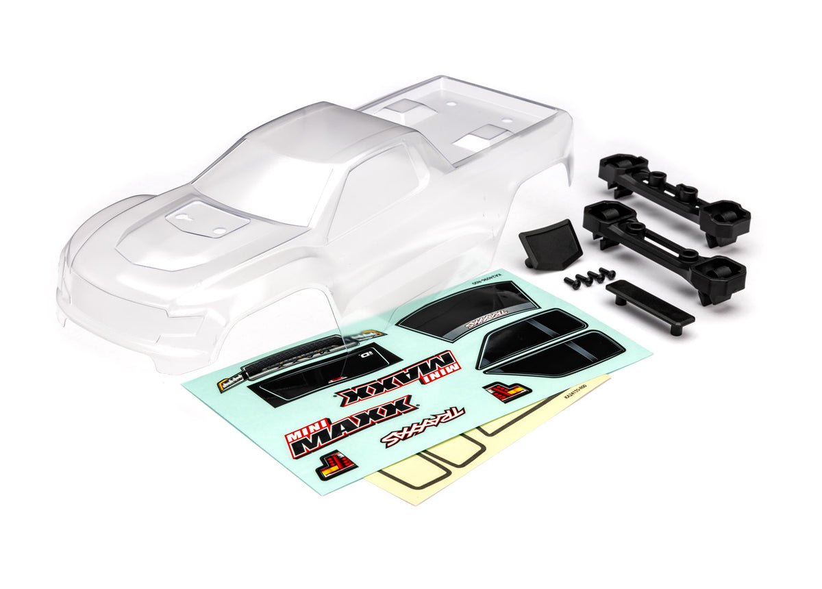 Traxxas 10711 Body Mini Maxx Clear/Decals