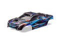 Traxxas 10715-BLUE Mini XRT Blue Body w/Decals 1/16