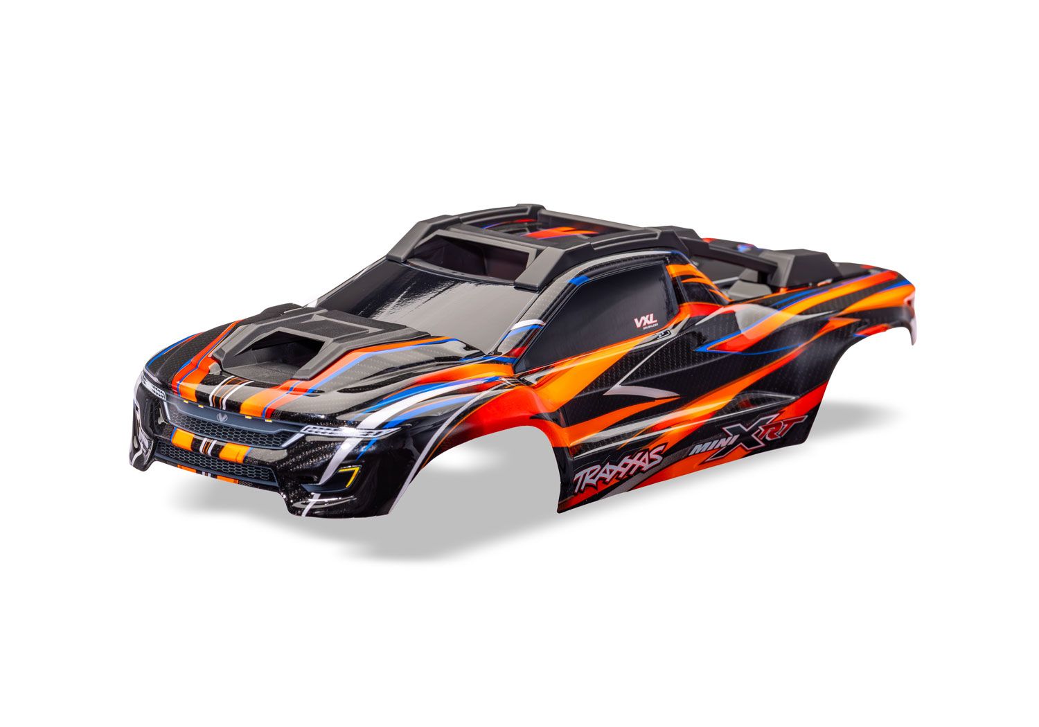 Traxxas 10715-ORNG Mini XRT Orange Body w/Decals ProGraphix 1/16
