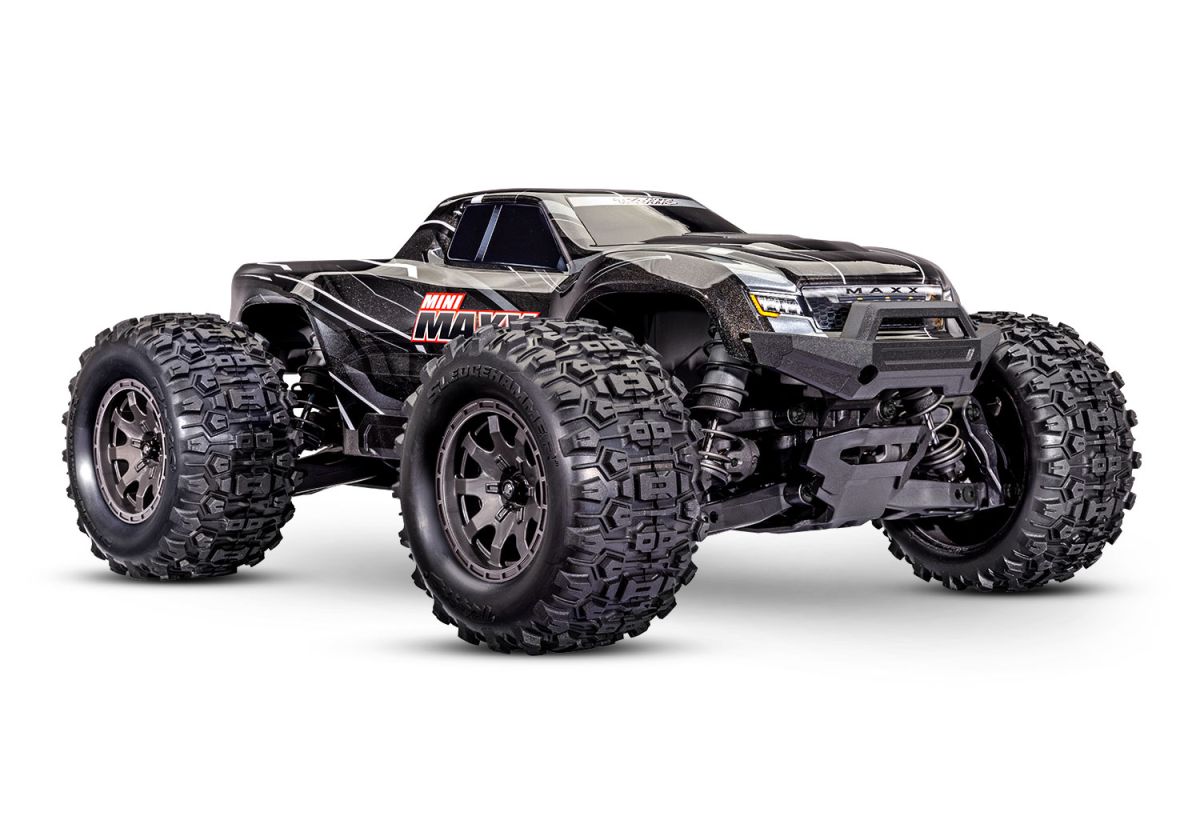 Traxxas 107154-1-BLK Mini Maxx BL-2s 4WD Brushless RTR Truck, Black