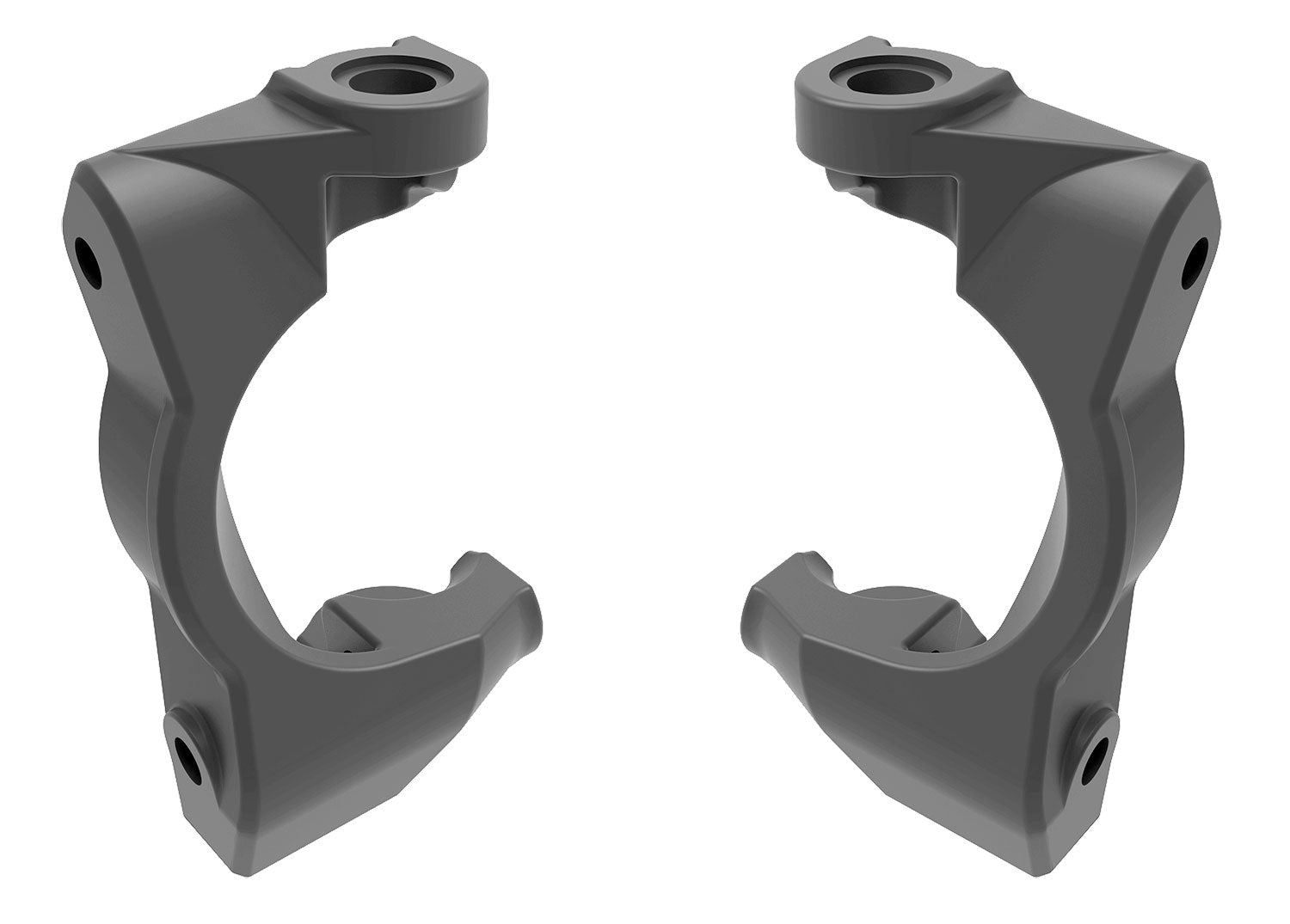 Traxxas 10732-GRAY Caster Blocks (L&R), Gray: Mini Maxx & Mini XRT