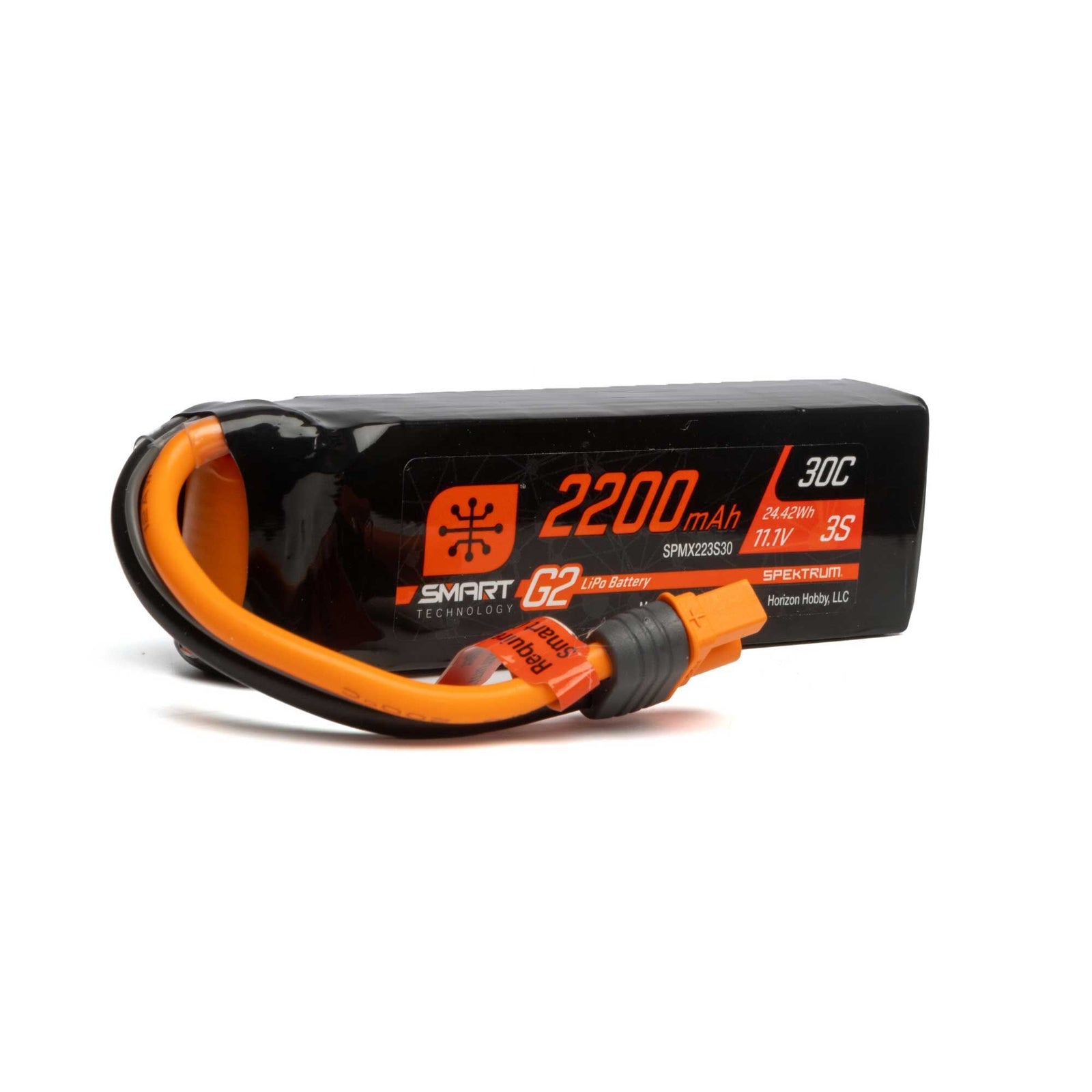 Spektrum SPMX223S30 2200mAh 3S 11.1V Smart G2 LiPo 30C; IC3