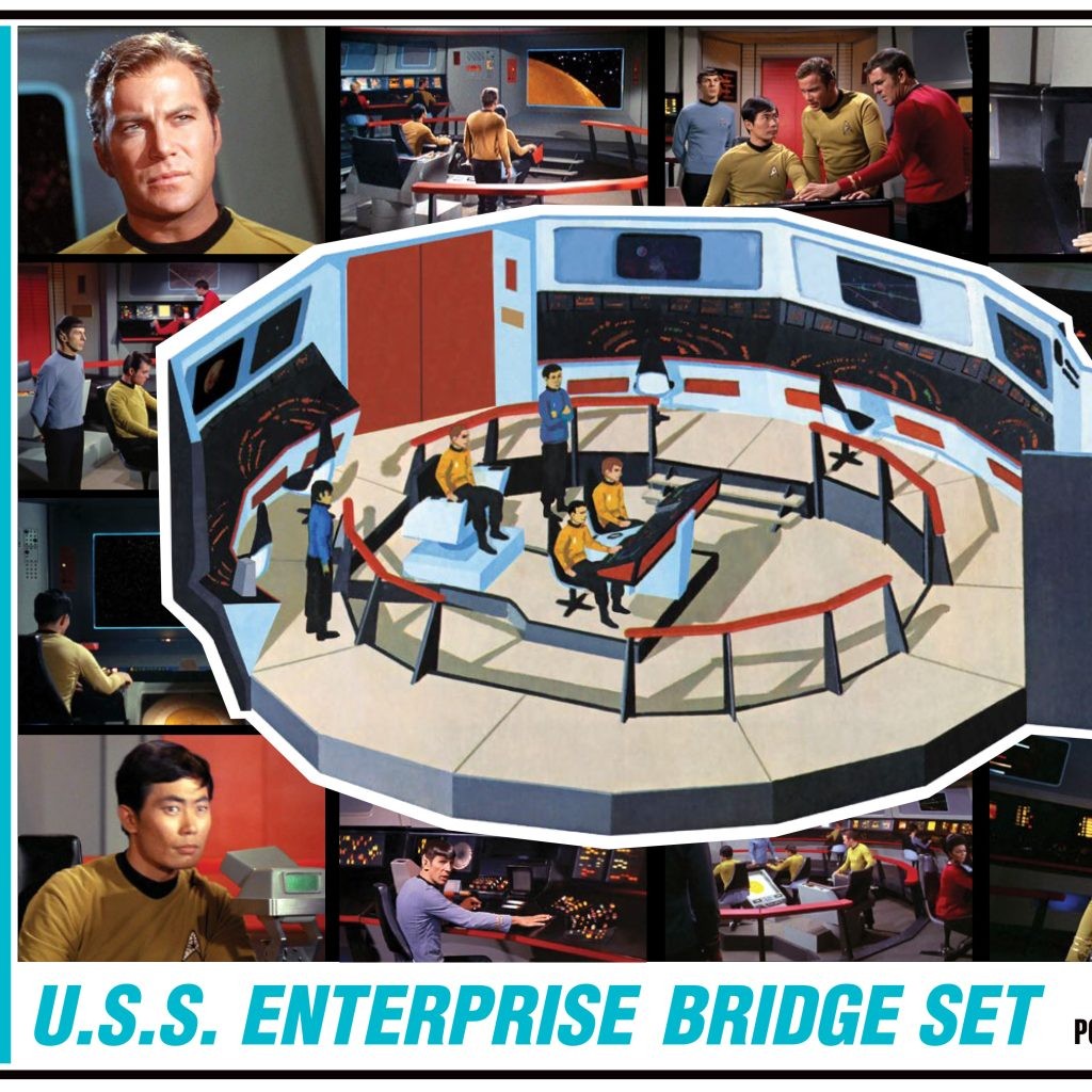 AMT 1270 Star Trek U.S.S. Enterprise Bridge 1:32 Model Kit