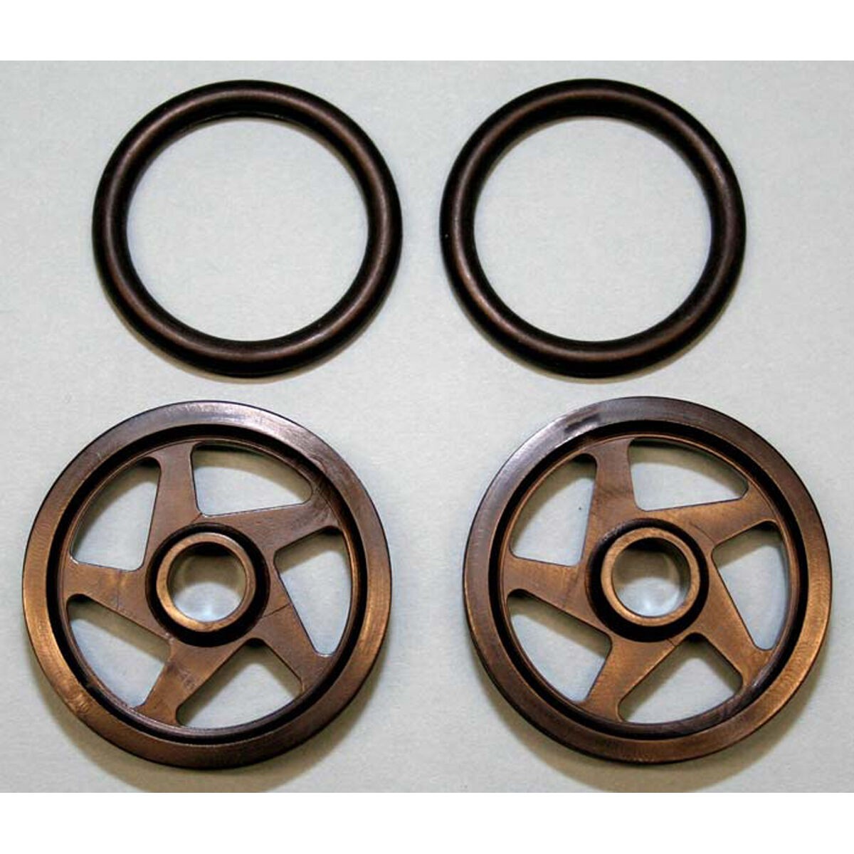 RJ Speed 2501 O-Ring Wheels 1.5  Black (2) RJS2501