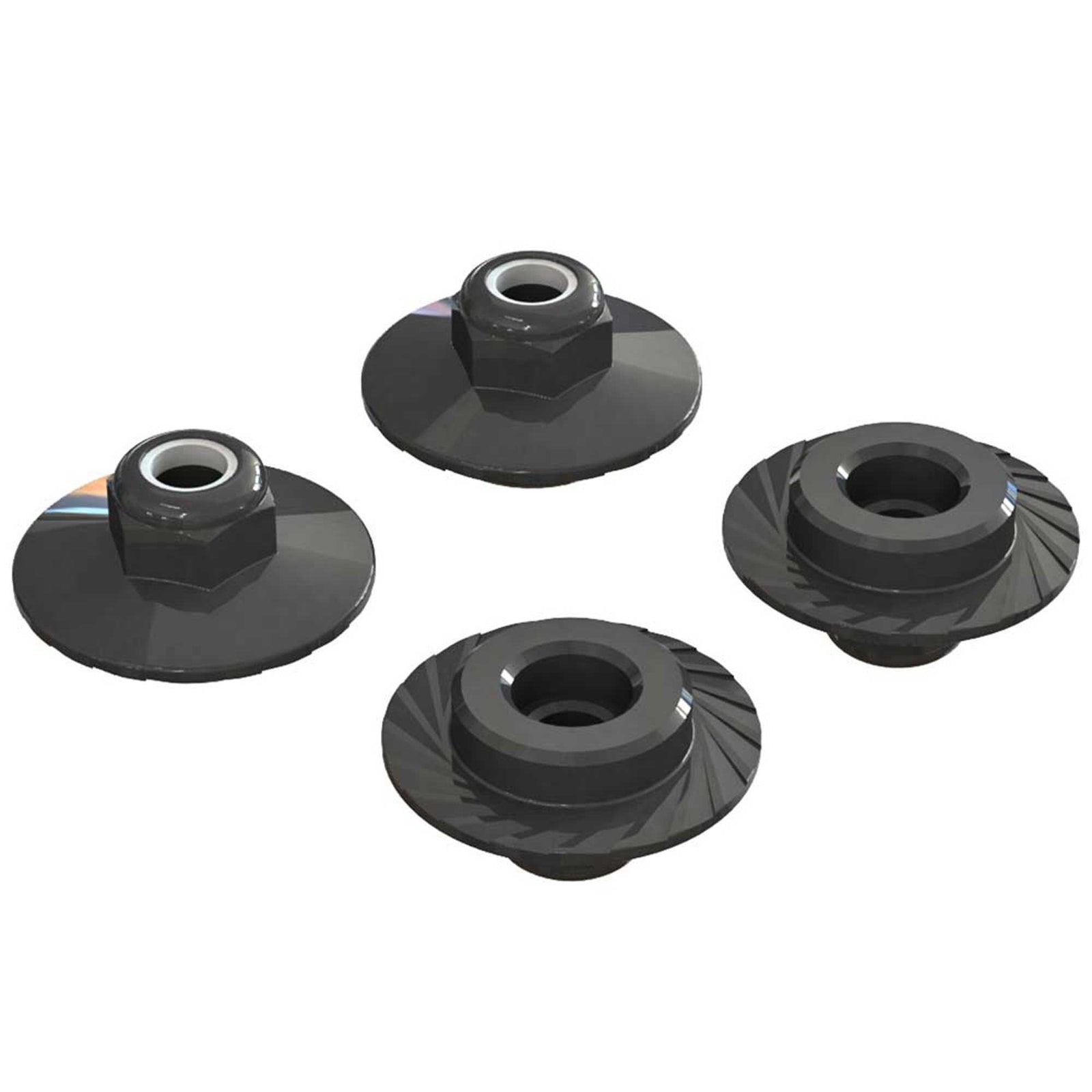 Arrma 708007 Flanged Lock Nut 5x8mm (4)