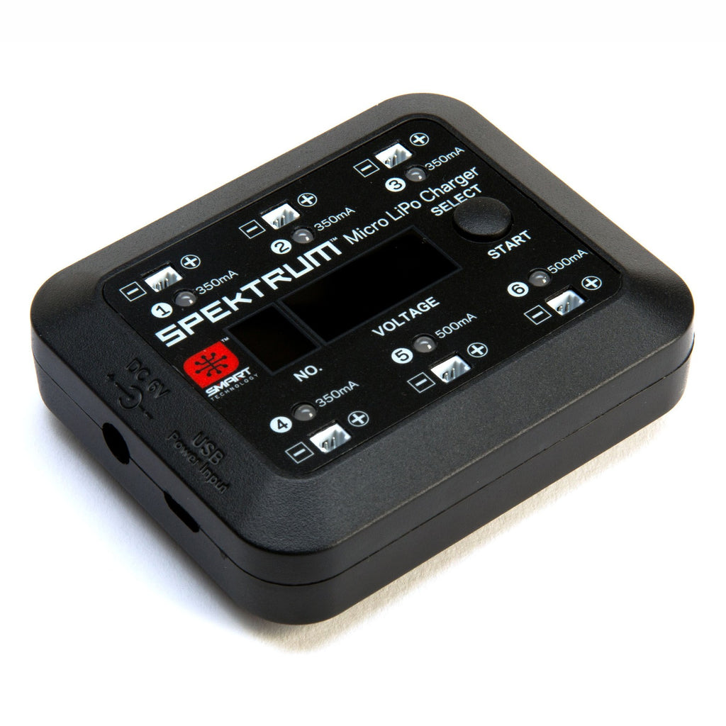 Spektrum SPMXC1060 Spektrum S63 Micro 1S USB LiPo Charger