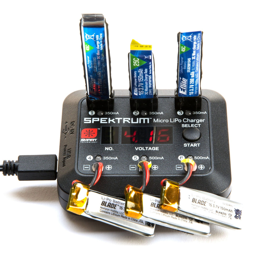 Spektrum SPMXC1060 Spektrum S63 Micro 1S USB LiPo Charger