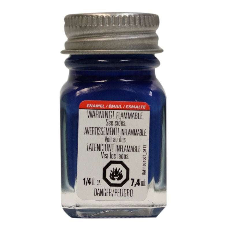 Testors 1111TT Dark Blue Gloss Enamel Paint 1/4 oz Model Hobby Paint