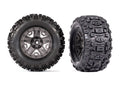 Traxxas 9072-GRAY T&W Char Gray 2.8 Wheels: Sledgehammer