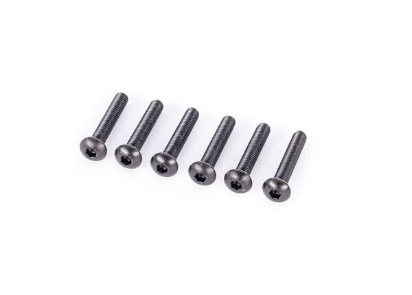 Traxxas 2455 Screws, Button-Head 4x24mm Hex