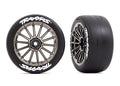 Traxxas 9375R Tires & Wheels (Multi-Spoke Black Chrome Wheels, 2.0' Slick