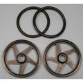 RJ Speed 2502 O-Ring Wheels 2  Black (2)
