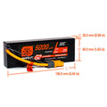 Spektrum SPMX52S30H5 5000mAh 2S 7.4V Smart G2 LiPo 30C Battery Hard Case: IC5