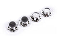 Traxxas 8164X Center Caps, Wheel (Chrome), Front (2), Rear (2), Requires #8255A