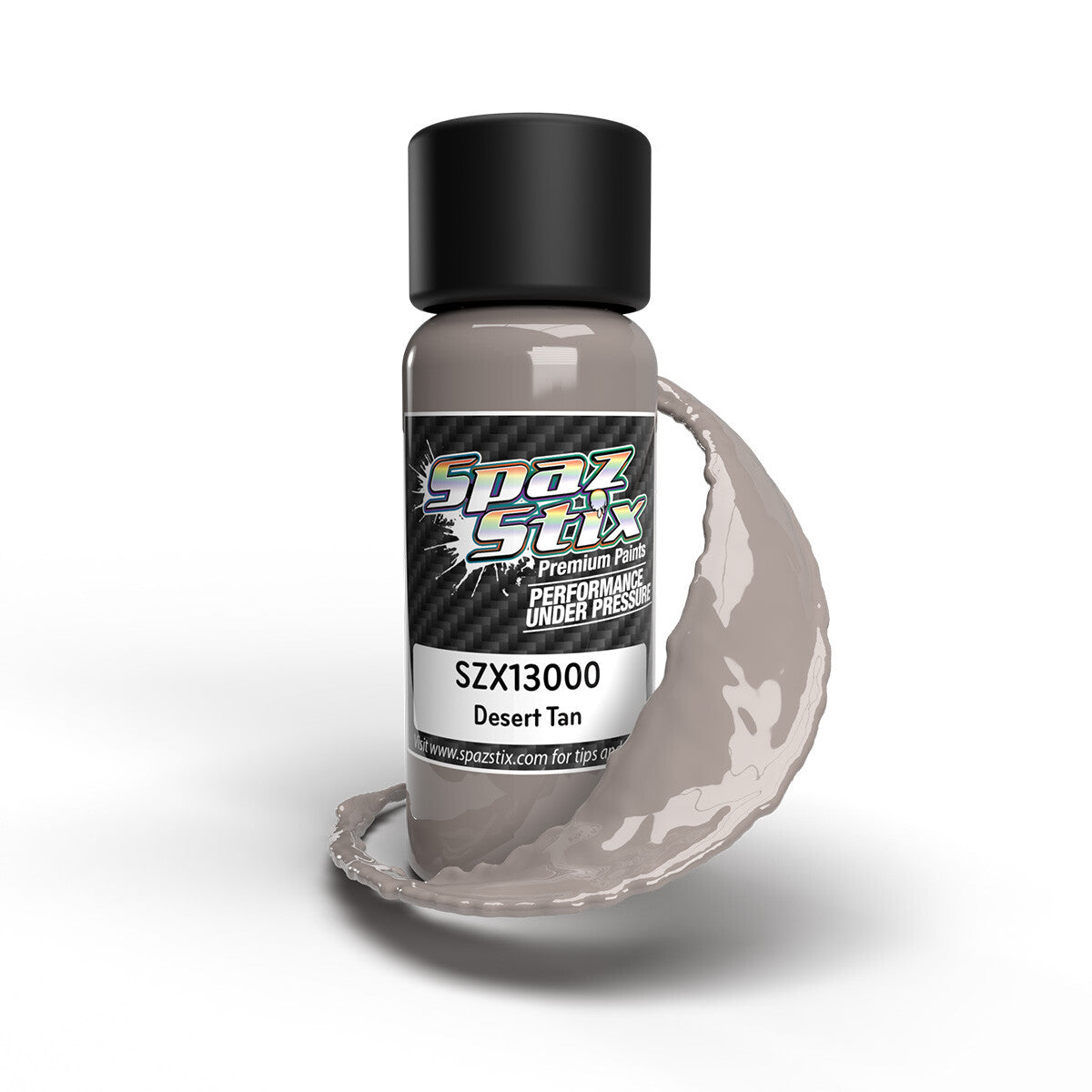 Spaz Stix SZX13000 Desert Tan Airbrush Ready Paint, 2oz Bottle
