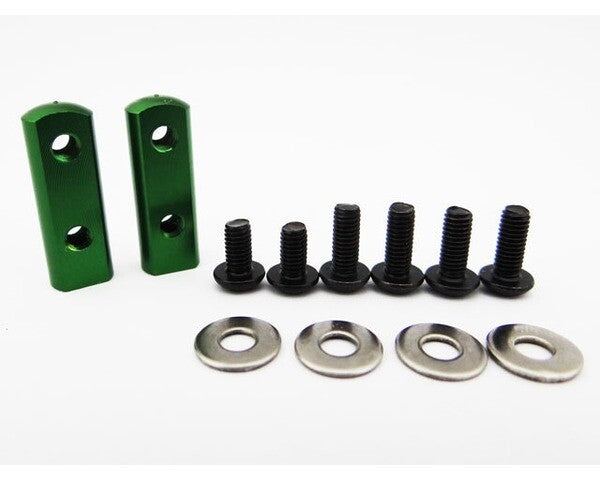 Hot Racing SH24M05 90 Degree Universal Servo Mount - Green