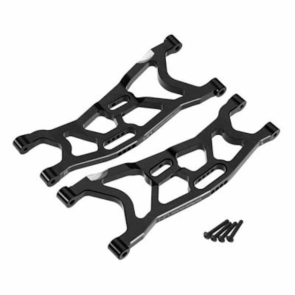 Hot Racing YEX5501 Aluminum Front A-Arms, Black: Axial Yeti XL HRAYEX5501