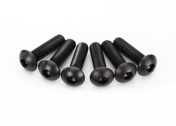 Traxxas 2594 Screws, 4x15mm Button-Head Hex Drive (6); 1/5 X-Maxx TRA2594