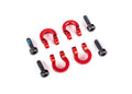 Traxxas 9734R Aluminum Bumper D-Rings, Red