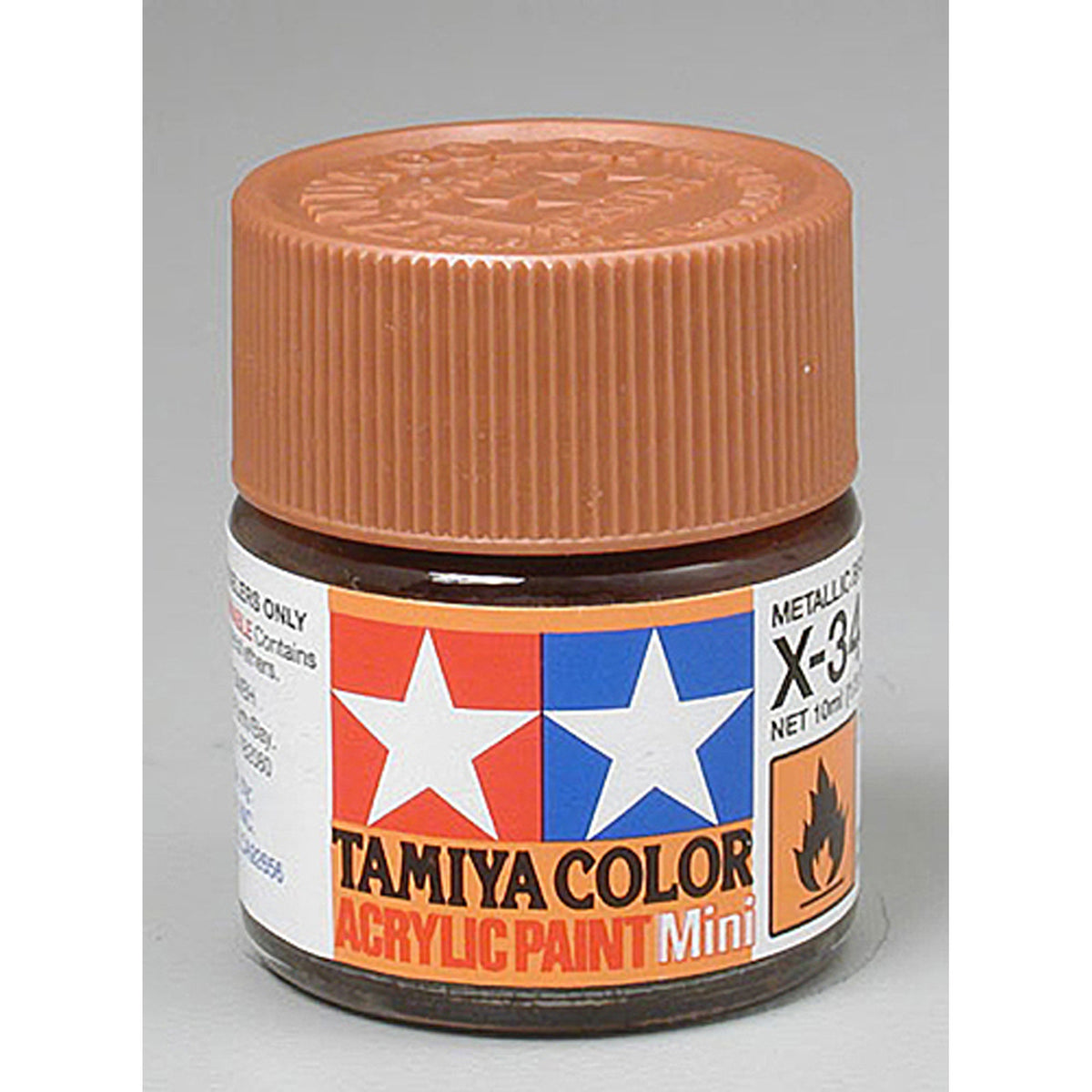Tamiya 81534 Acrylic Mini X-34 Met Brown Paint