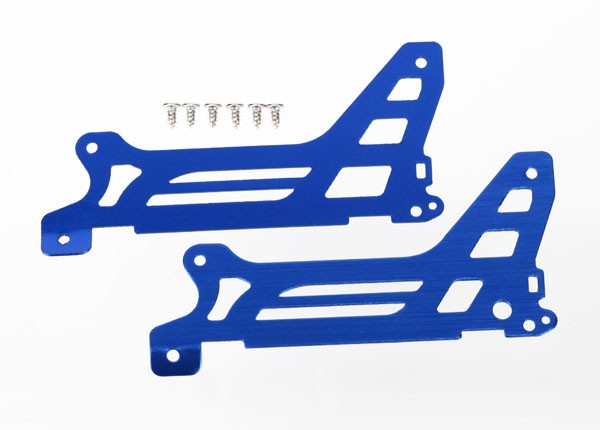 Traxxas 6328 Main Frame Side Plate Outer(2)Screws Blue: DR-1 DR1 Heli/Helicoptor