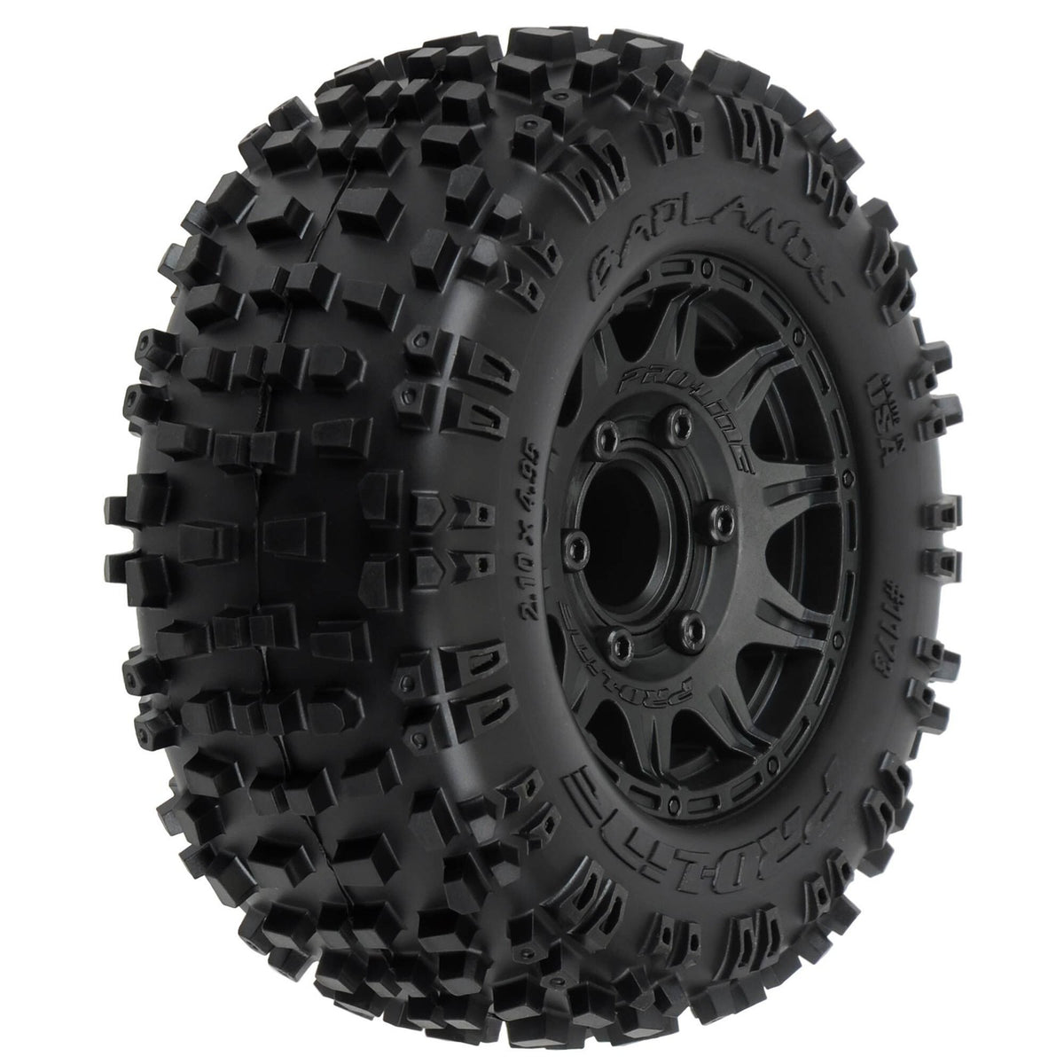 Pro-Line 117310 Badlands 2.8" MTD Raid Black 6x30 F/R