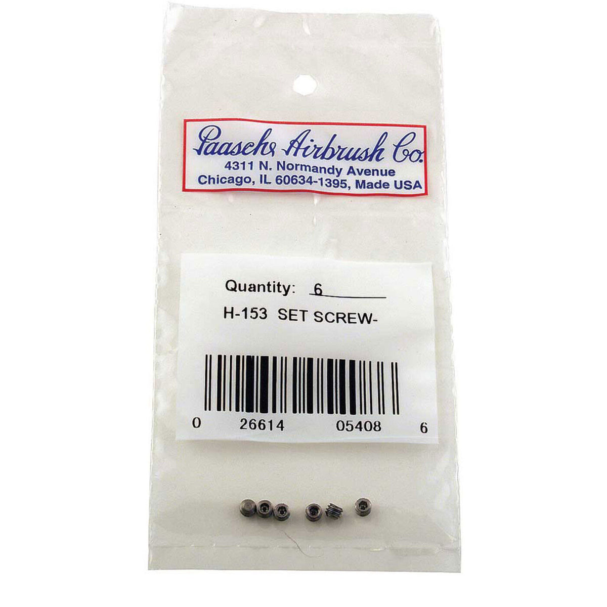Paasche H-153 Set Screw: H (6)