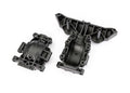 Traxxas 10728X Upper and Lower Bulkhead: Mini Maxx & Mini XRT
