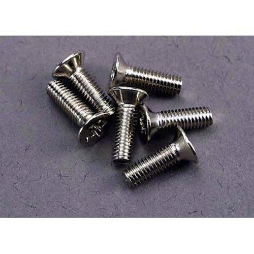 Traxxas 3177 Countersunk Machine Phillips Screws (6) 3x10mm