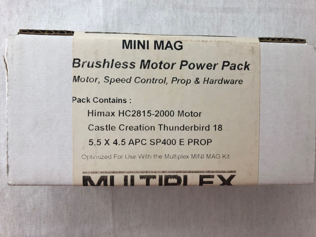 Castle Multiplex BL Motor Pack Thunderbird 18 ESC/ HiMax HC2815-2000 Motor/ Prop