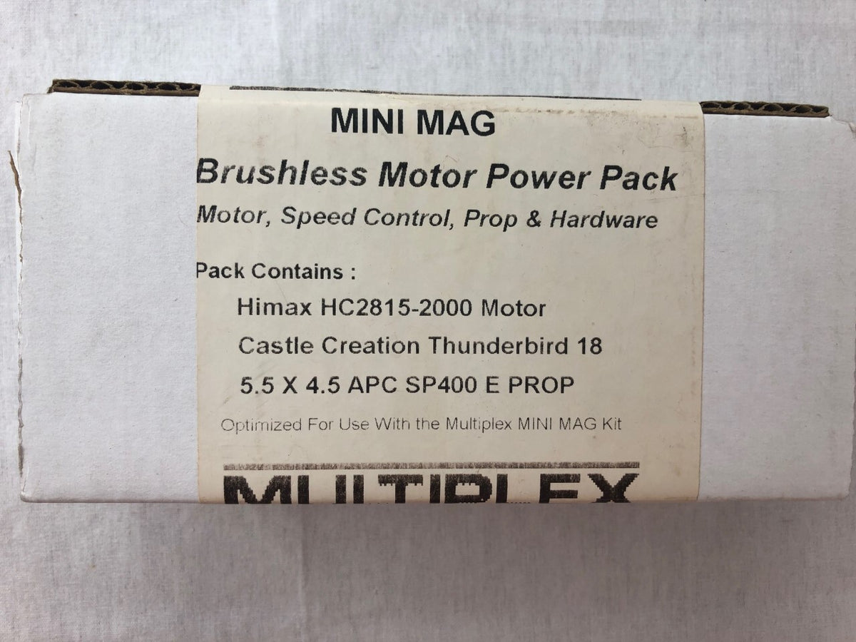Castle Multiplex BL Motor Pack Thunderbird 18 ESC/ HiMax HC2815-2000 Motor/ Prop