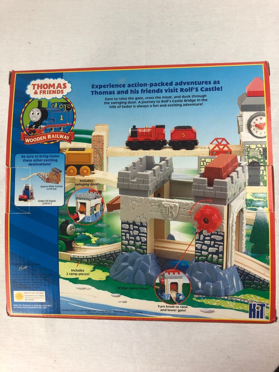 Thomas & Friends LC99310 Rolf's Castle Bridge Wooden Railway NEW Sealed NIB