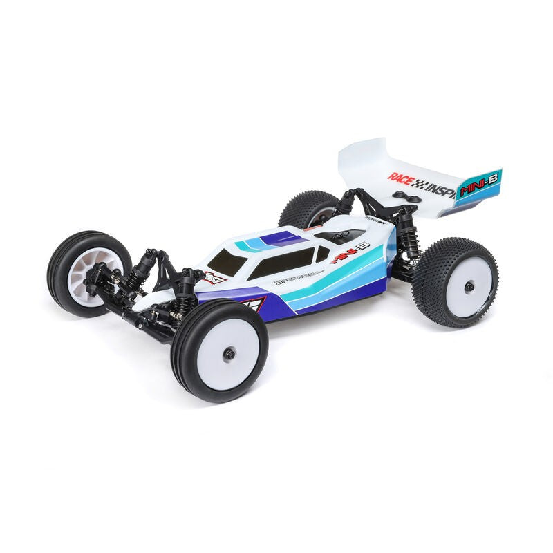 Losi LOS01024T2 1/16 Mini-B 2WD Buggy Brushless RTR, Blue