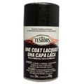 Testors 1832MT One Coat Lacquer Spray Paint - Blazing Black, 3oz.