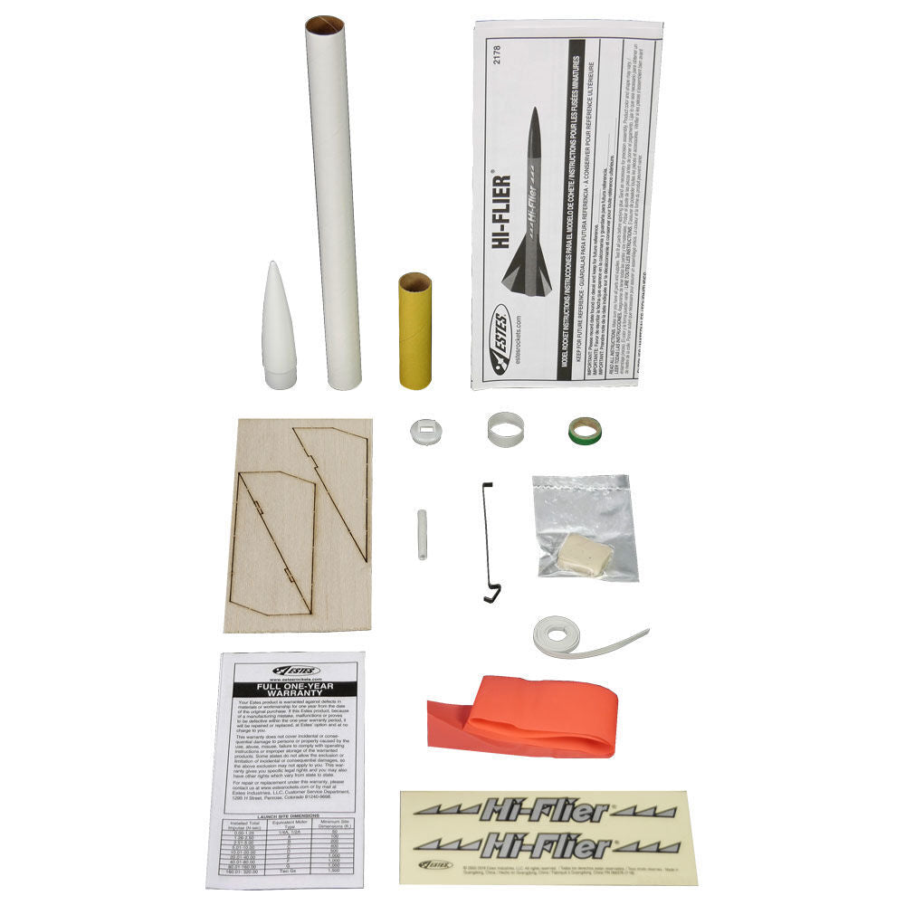 Estes 2178 Hi-Flier Model Rocket Kit, Skill Level 1