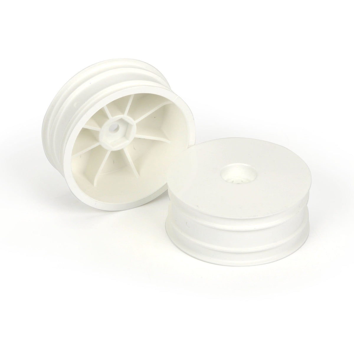 Pro-Line 273504 Front Velocity 2.2" 12mm Hex Wheels (2) White: RB5 & Assoc. B4.1