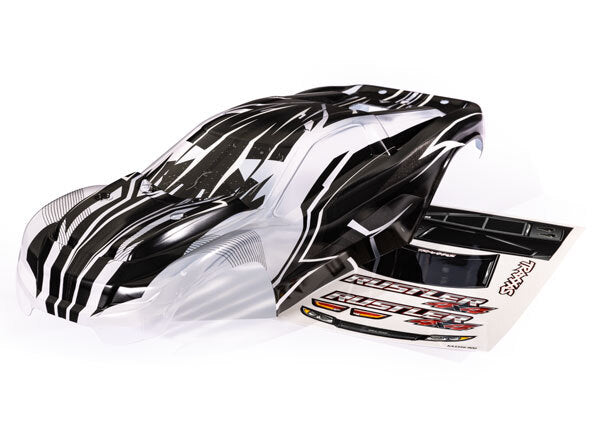 Traxxas 6734L Body, Rustler 4X4, ProGraphix (Graphics are Printed, Requires