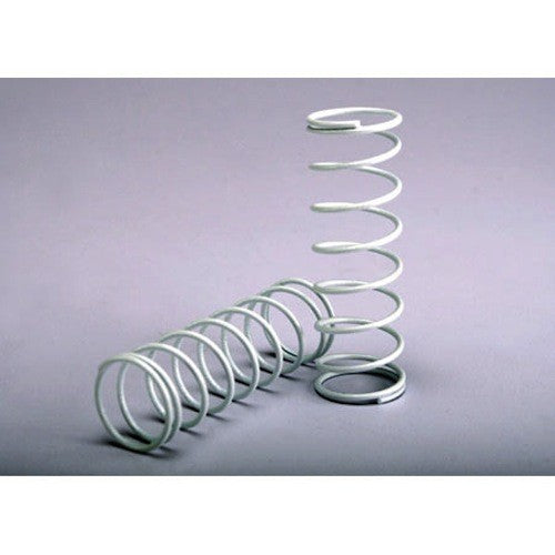 Traxxas 2458A Front Shock Springs(2) White: 1/10 Slash 2wd, Rustler TRA2458A