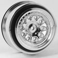 RPM 82323 Chrome Revolver 2.2/3.0" Front Wheels: Traxxas 1/10 Slash 2wd