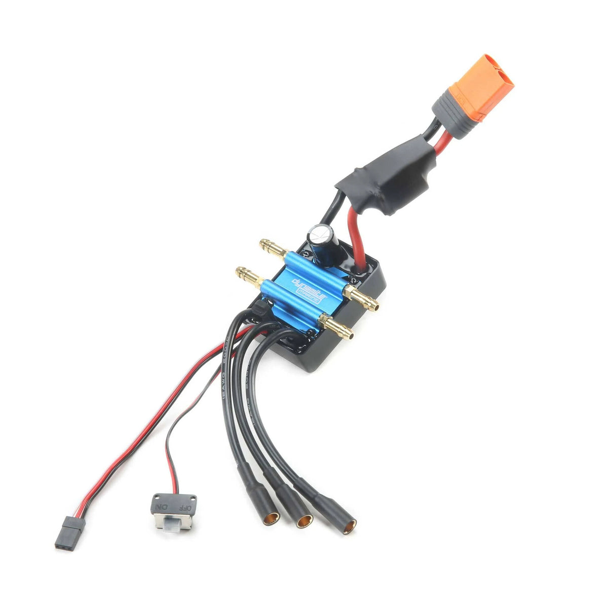 Dynamite DYNM3878 120A BL Marine ESC 2-6S Single Connector