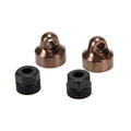 Losi LOS253018 Shock Caps, Top (2) & Bottom (2): 1/6 6IX Six LOS253018