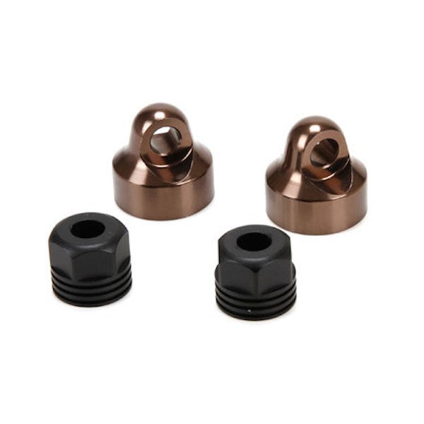Losi LOS253018 Shock Caps, Top (2) & Bottom (2): 1/6 6IX Six LOS253018