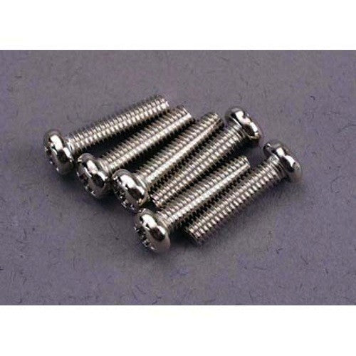 Traxxas 2561 Screws, 3 x 12mm, Roundhead (6) TRA2561