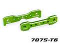 Traxxas 9629G Tie Bars, Front, 7075-T6 Aluminum (Green-Anodized): Sledge