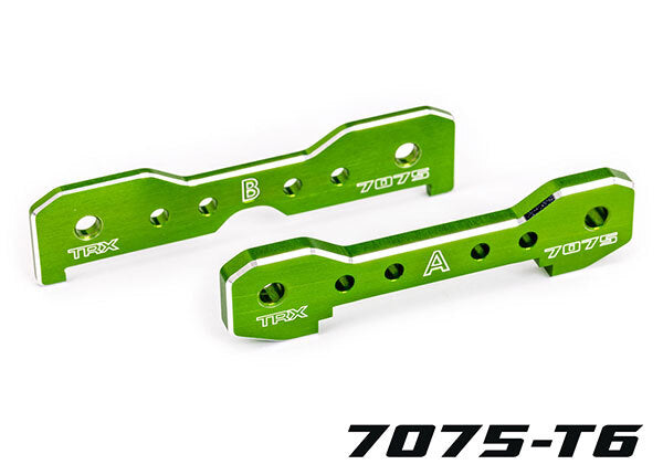 Traxxas 9629G Tie Bars, Front, 7075-T6 Aluminum (Green-Anodized): Sledge