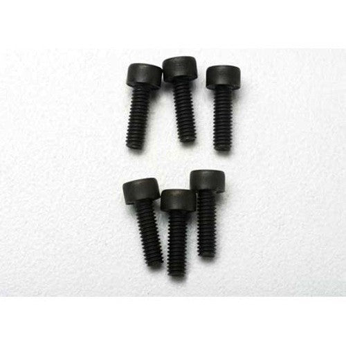 Traxxas 3965 Cap-Head Machine Screws (6) 2.5 x 8mm