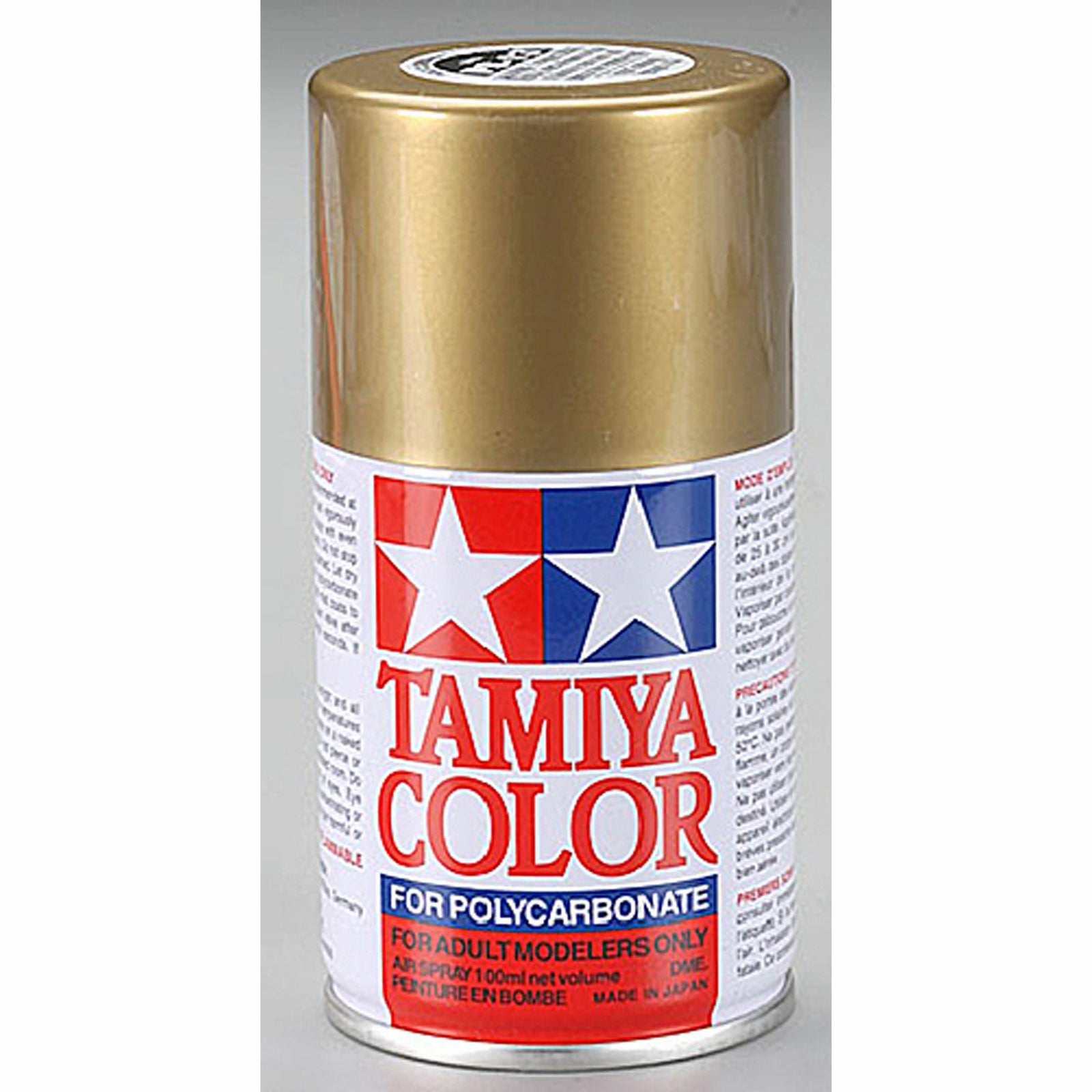 Tamiya 86013 PS-13 Gold Polycarbonate RC Body Spray Paint 100ml Lexan