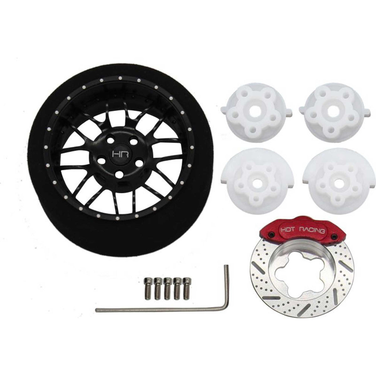 Hot Racing SW38601 8 Double Spoke Steering Tx Wheel