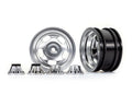 Traxxas 8158 Wheels, 2.2', Satin Chrome (2)/ Center Caps Front (2), Rear (2)
